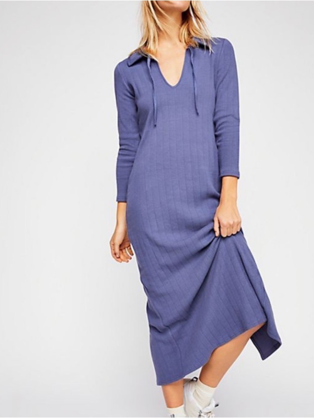 Free People Moonlight Maxi Dress Size XS *fits oversized* 17in pit to pit